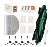 Para Cecotec Conga 7490 Ultimate Genesis/Home Genesis/X-Treme/Home X-Treme Repuesto Accesorios con 1 Cepillo Principal,4 Cepillo Lateral,4 Bolsas Polvo,4 Filtro Hepa,4 Paños Fregado Accessory