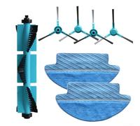 Para Cecotec para Conga 3090 Series Juego de accesorios con cepillo de rodillo, cepillos laterales, almohadillas de fregona y filtros compatibles con aspiradoras robot
