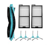 Para Cecotec para Conga 5090 5490 5690 6090 6490 7090 Robot Aspirador Cepillo de rodillo principal Cepillos laterales y filtros de alta eficiencia Kit de repuesto para un mejor rendimiento de limpieza