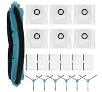 Para Cecotec para Conga 9590 9990 10090 AI, kit de bolsa de filtro de cepillo compatible con aspiradora con plástico de nailon y componentes de papel de filtro
