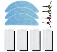 Para Cecotec para Conga Max y Pet para XTreme Parts Kit Cepillos laterales, filtros, paño de fregona para una limpieza eficaz (B)