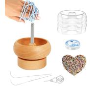 Para centrifugar las cuentas, centrifugar la pulsera | Filador de cuentas para la creación de joyas, para la vida y kit de con cuencos, agujas e para