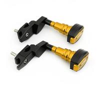 PARA CFMOTO 450SR 450 SR 2022-2024 Cubierta Protectora Del Motor Deslizadores Del Marco Almohadilla Antichoque Protector Contra Caídas(B shape gold11)