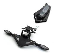 para CFmoto 675SR 675SS 675NK Soporte De Placa Matrícula Trasera Motocicleta Ordenado Matrícula Motocicleta(1 Set)