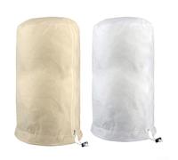 Para chaqueta de invierno, cubiertas de protección contra heladas para uso en exteriores, tela no tejida para plantas prósperas (140 × 200 cm, blanco)