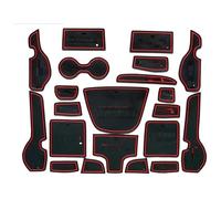 para Chery para Tiggo 5 2014 2015 2016 2017 2018 para Grand Almohadilla Interior para Puerta Taza Alfombrillas Antideslizantes Ranura Alfombrilla Antideslizante Ranura Puerta(Rosso)