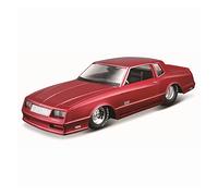 para Chevrolet Monte Carlo SS 1986 1 18 Coche Miniatura Aleación Roja Fundición Presión Vehículo Decoración Colección
