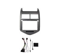 para Chevrolet para Aveo 2 2011-2015, Marco De DVD 2DIN, Adaptador De Audio, Kit De Molduras para Tablero, Panel De 9"(Frame Wire)