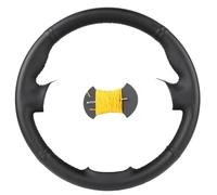 para Chevrolet para Camaro 2016-2018 Protector para Volante De Coche | Cuero de microfibra cosido a mano(B-Yellow thread)