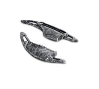 Para Chevrolet Para Camaro 2016-2023 Coche Volante Palanca Cambios Paddle ABS Fibra Extensión Palanca Cambios Accesorios 2pcs(Satin black)