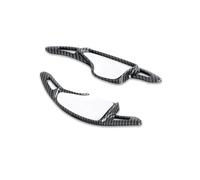 Para Chevrolet Para Camaro 2016-2023 Coche Volante Shifter Paddle ABS Extensión Fibra Shift Paddle Accesorios 2pcs(Fiber black)