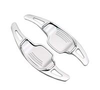 Para Chevrolet Para Camaro Para 6th 2012 2013 2014 2015 Coche Styling Volante Paletas Cambio Decoración Trim Gen 2pcs(Silver)