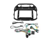 para Chevrolet para Captiva Multimedia 2008 2009 2010 2011 9.7 Pulgada 2 DIN Coche Radio Fascia Marco Video Jugador DVD Panel Trim Marco de Radio(Marco y Cables)