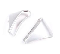 Para Chevrolet Para Corvette C6 2005-2013 ABS Salpicadero Del Coche Botón De Ajuste Cubierta Del Marco Adhesivo Decorativo BLNETU(Plata)