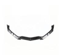 para Chevrolet para Corvette C8 2 Puertas Z51 Stingray STG 3 2020-2024 Parachoques Delantero Negro Brillante Alerón Divisor con Aspecto Carbono Alerón Delantero para Coche(Carbon Fiber Look)