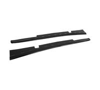 para Chevrolet para Corvette para C5 1997-2004 Faldones Laterales Paneles Basculantes Mate Negro Brillante Fibra Carbono Pintado Separador Faldón Lateral Automóvil(Glossy Black)