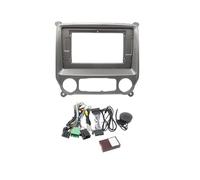 para Chevrolet para Silverado 2014 Radio De 10.1 Pulgadas Reproductor Estéreo Android Unidad Principal 2DIN Panel De Tablero Embellecedor POMPOMPUR(Set)