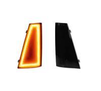 Para Chevry Para Malibu Para El Para Camino Luces De Posición Laterales Delanteras Luces De Esquina Luces Señal De Giro Luces De Conducción Luz Señal Giro Luces Indicador(Smoked Lens Amber)