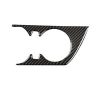 Para Chevy Para Camaro 2017-2022 Accesorios Interior Portavasos Panel Marco Cubierta Pegatinas Decorativas Accesorios Coche(Negro)