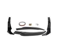 para Chevy para Corvette C7 Z06 2014-2019 para Stingray Z51 Stage 3 Style Parachoques Delantero Alerones Laterales Divisor Y Difusor(Carbon Look)