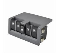 para Chevy Sail 2010-2014 2 Botones 4 Botones OEM 9005042 Interruptores de elevalunas eléctricos Botón regulador Botón Elevador (Negro 2)