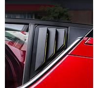 para CHR C-HR / Hybrid 2016-2020 Ventana Lateral Scoop Louver Trim Modificación de Coche Plástico ABS 2 piezas (Negro Mate)