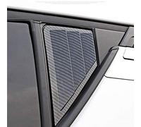 para CHR C-HR / Hybrid 2016-2020 Ventana Lateral Scoop Louver Trim Modificación de Coche Plástico ABS 2 piezas (Color de fibra de carbono)