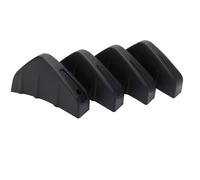para Chrysler 300 SRT8 2005-2019 difusor de Labio Parachoques Trasero alerón Divisor Shark 4 Aletas Auto Anti-Choque Alerón Difusor Trasero(Negro)