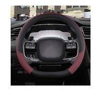 para Citroen C1 C2 C3 C4 C5 C4L para Berlingo C4 para Picasso C5 para AIRCROSS Protector para Volante Coche Cubierta Volante Automóvil(D Shape Wine Red)