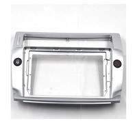 para Citroen C4 para Quatre 2 DIN Radio Coche Placa Audio Estéreo Marco Fascia Pantalla Grande Auto Android Player Panel Kit Montaje Tablero Fascia del Panel de Radio(Plata)