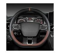 para Citroen para C3 II III 2009 2010 2011 2012 2013 2014 2015 2016 2017 2018 2019 2020 embellecedor para Volante Cubierta Cubierta del Volante Funda para Volante(Coffee)