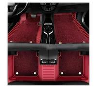 para Citroen para C3-XR 2015-2022 para C5 para Aircross Cuero PU + Alfombrilla Suelo Coche Personalizada Terciopelo Nano Coche Alfombrillas(Wine Red)