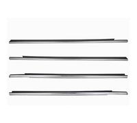 Para Citroen Para Elysee 2014 2015 2016 4 Piezas De Burlete De Goma Para Ventanas Exteriores De Coche(Chrome)