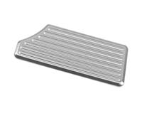 Para Civic 10. ª Generación 2016-2019 2020 2021 2022 2023 Placa Reposapiés Aluminio Cubierta De Pedales Freno Y Acelerador Almohadilla Antideslizante(Rest Pedal Silver)