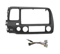 para Civic 2008-2011 Embellecedor para Radio De Coche De 9 Pulgadas Marco para Estéreo Android Panel para Reproductor Unidad Principal 2DIN AJOHBM