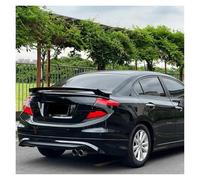 para Civic 4 Puertas 2012 2013 2014 2015 Sedan MODULO Estilo Alerón Trasero para Maletero con Lámpara De Luz Freno LED Alerón Trasero(Black)