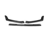 para Civic Hatchback 2016-2021 Parachoques Delantero Labio Divisor Lateral Alerón Kit Carrocería Protector Deflector Accesorios Automóvil(Aspecto de Fibra de Carbono)