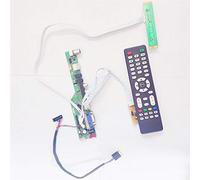 Para CLAA101NB01/A 1024 * 600 LVDS 40Pins WLED VGA+HDMI+AV+USB+RF T.V53 controlador de pantalla 10.1 pulgadas portátil PC DIY kit (CLAA101NB01A)
