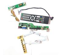 Para CLAA154WA05/AN T.V53 tarjeta de unidad LVDS 1CCFL 30Pin HDMI VGA USB AV RF LCD monitor teclado+Remote+Inversor DIY kit (CLAA154WA05)