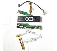 Para CLAA154WP04A CLAA154WP05 T.V53 tarjeta de unidad teclado+Remote+Inversor HDMI VGA USB AV RF LCD panel LVDS 1CCFL 30Pin Kit (CLAA154WP04A)