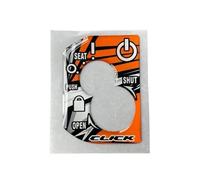 para Click 125i Click 125 I Cubierta De Arranque Motor Encendido Pegatinas Gel Resina 3D Accesorios Calcomanía Agujero Llave Moto(Design E)