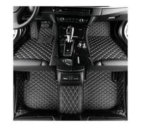 para Coche Alfombrillas Cuero Lujo Impermeables para Fiat para 500 para Linea 2006 2007 2008 2009 2010 2011 2012 2013 Alfombrillas Antideslizantes(Style 1 Beige)