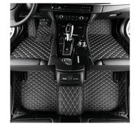 para Coche Alfombrillas Cuero Lujo para Hyundai para Santa Fe 2006 2007 2008 2009 5 Asientos Antideslizantes Y Aptas para Tipo Clima Alfombrillas Antideslizantes(Style 1 BlackBeige)