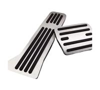 Para Coche Pedal De Coche Para Chery Para Tiggo 8 Para Plus Pro Max Ebro Para S800 S700 (2025-2026) Acelerador Gasolina Freno Pedal De Embrague Reposapiés(SILVER 2PCS)