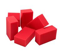 para Coche, SPTA 6 Piezas Rojo de Pulido a Mano, Kit Pulido para Coche, de Cera para Vehículos de Limpieza, Limpiar y Descontaminar la Pintura, Pulir