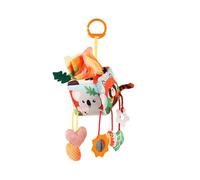 para cochecito de bebé de algodón de peluche 46-57 x 11-25 cm - Asiento para coche para colgar er niños de 0 a 12, regalo sensorial Per Shower con koala
