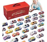 para Coches con de Almacenamiento, Coche de Tirar con | Modelo de Carreras pequeño,Coche de Tirar, Mini Coches para niños, Coches de Juguete para niños, vehículos de Carreras para