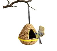 para Colibríes | Exterior Tejido A Mano Artesanal,Casas para Pájaros De Exterior - para Conuro, Cacatúa NINFA, Inseparable, Canario, Guacamayo, Loro Gris Africano, Pinzón y Jardín