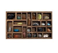 para con estantes - Decoración para granja independiente de pared 7 x 5 x 1 cm | Expositor en miniatura con rústica | Vitrina para exposición en miniatura con D'om