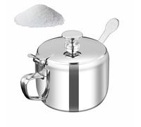 Para Condimentos De Cocina, Tapa Hermética, 8,5 Cm, Tarro De Condimentos De Acero Inoxidable, Recipiente Hermético De Almacenamiento, Acero Resistente, Para Azúcar, Sésamo, Pimienta, Preparación